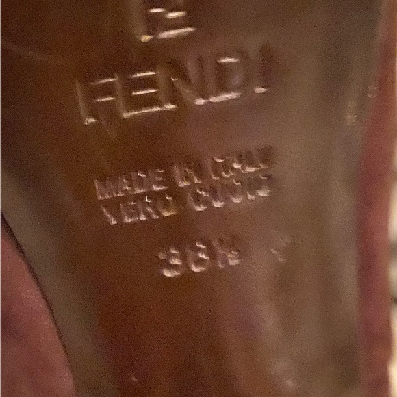 FENDI Peep Toe Platform Pumps - Picture 2 of 3